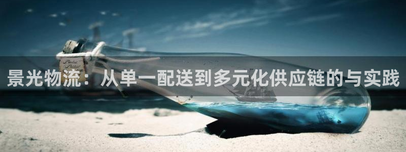 多多28充值金额随便：景光物流：从单