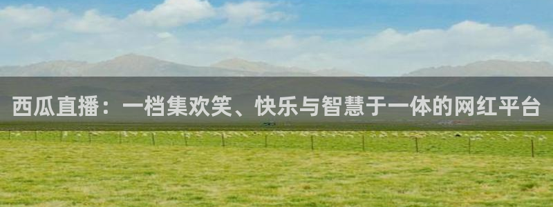 88看球吧直播nba：西瓜直播：一档集欢笑、快乐与智慧于一体的网红平台
